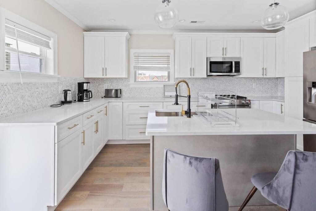 Renovated Beach Block 7Br North Beach Atlantic City - Steps To Beach & Casino Exterior foto